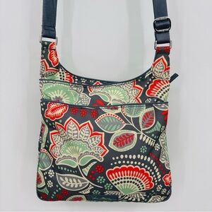 Vera Bradley Nomadic Floral Nylon Hipster Crossbody Bag Purse
